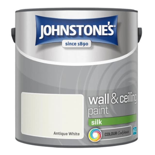 Johnstone's Wall & Ceilings Antique White Silk Paint - 2.5L