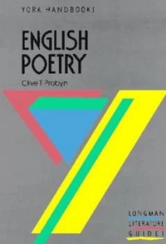 English Poetry by Clive Probyn Paperback