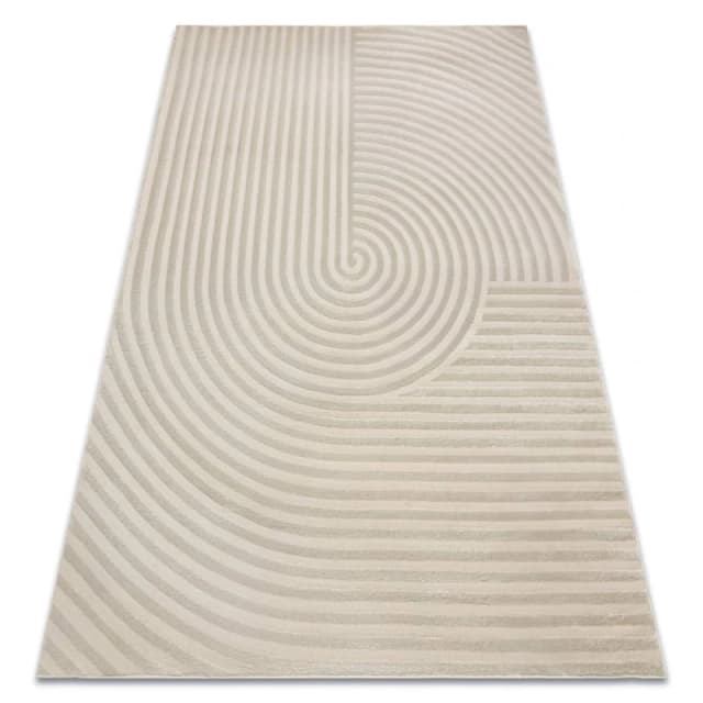 RugsX Carpet Balance 1921 Taupe - Geometric, Structural, Glamour 80X150 Cm