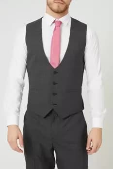Tailored Fit Semi Plain Waistcoat