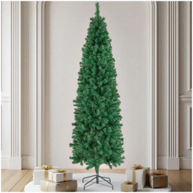Tectake Christmas Tree Comet - Artificial Christmas Tree In Green With Lifelike Look - 210 Cm - Green