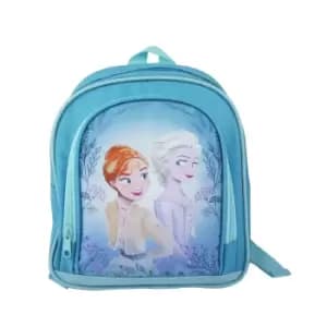 Frozen II Anna And Elsa Backpack (One Size) (Blue)