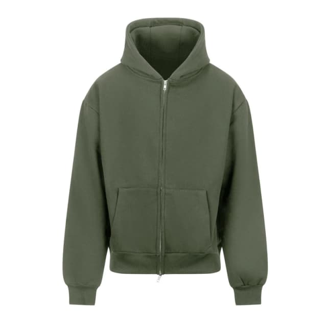 AWDis AWDis Men Signature Heavyweight Hoodie in Green Size: X-Small Green XS Male 5063693969950