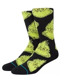 Stance Mean One, Black, Male, Socks, A555D22MEA-BLK