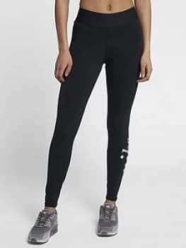 Nike Sportswear Metallic Legging Black Size XXL Women