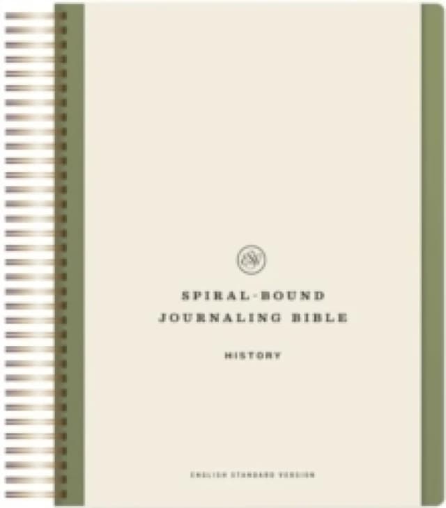 ESV Spiral-Bound Journaling Bible, History Hardback