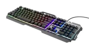 Trust GXT 853 Esca keyboard USB German Black