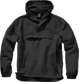 Brandit Summer Windbreaker Hoodie, black, Size 2XL, black, Size 2XL
