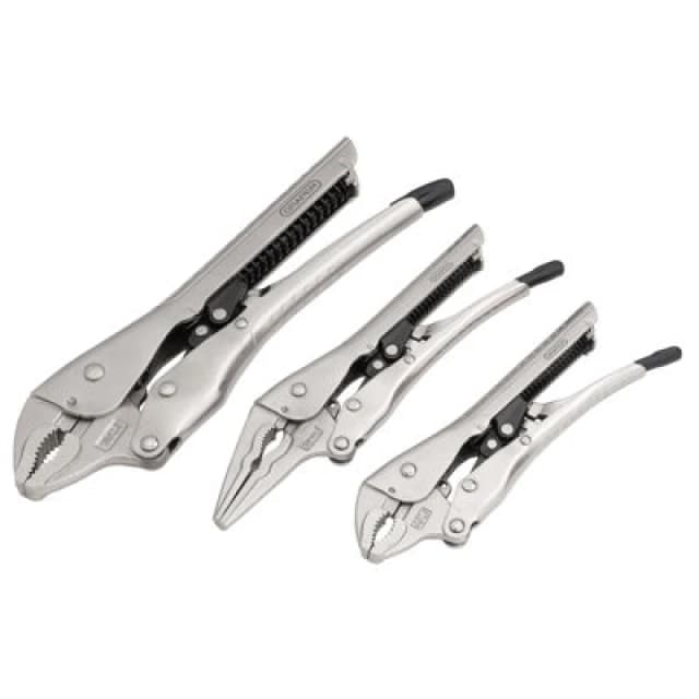 Draper 3 Piece Auto Locking Pliers Set 07103