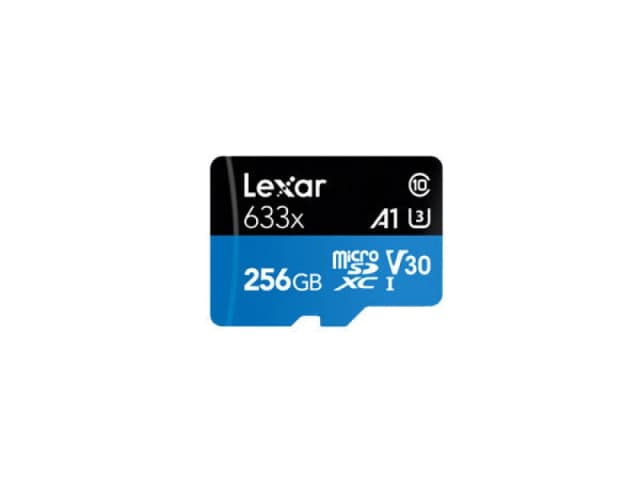 Lexar 633x 256GB MicroSDXC UHS-I Class 10 LSDMI256BB633A