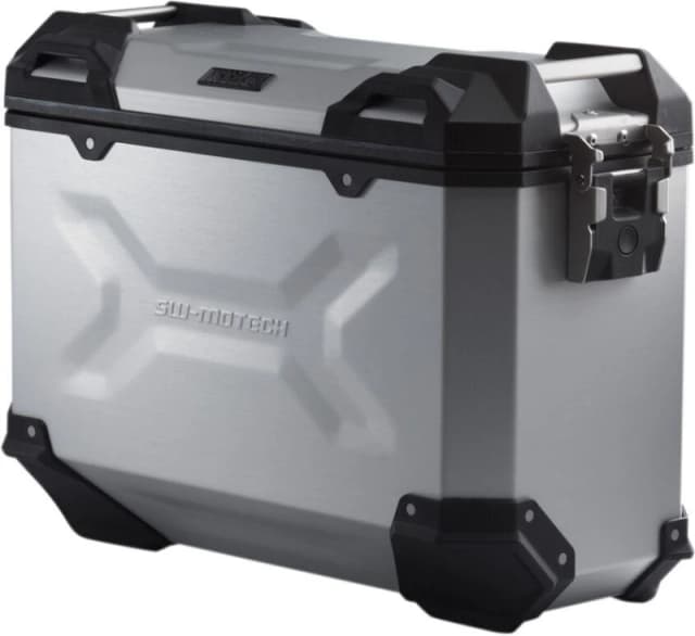 ALK.00.733.11000R/S - SW Motech TRAX Adventure Hard Pannier Case For KTM Adventure 1050 2015-2016 Right - Silver Anodized/Silver ALK.00.733.11000R/S