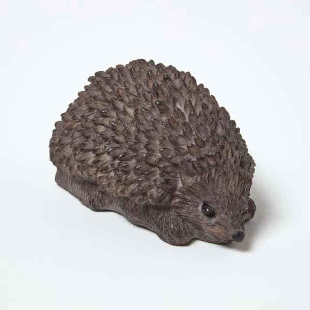 Homescapes Brown Hedgehog Hollow Resin Key Keeper