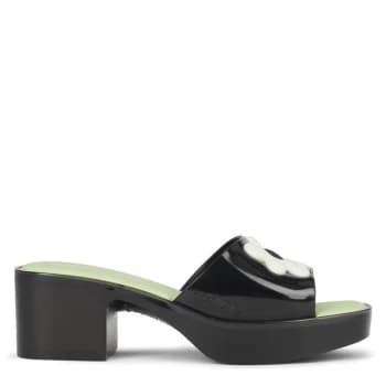 MELISSA Flower Mule - Black