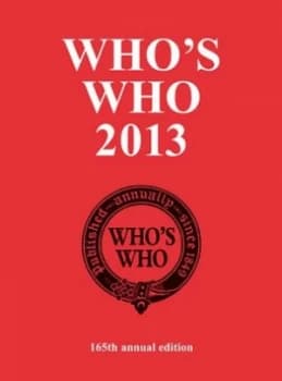 Whos Who 2013 Hardback