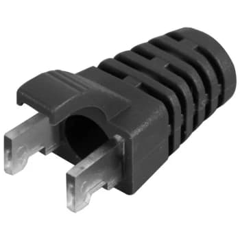 TUK Ltd SPEEDY RJ45 PS6BK#100 Black strain relief boot Cat 6 plug ...
