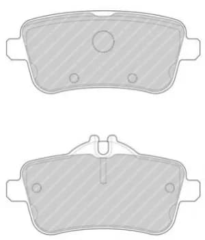 Ferodo FDB4701 Brake Pad Set Rear Axle Premier Car