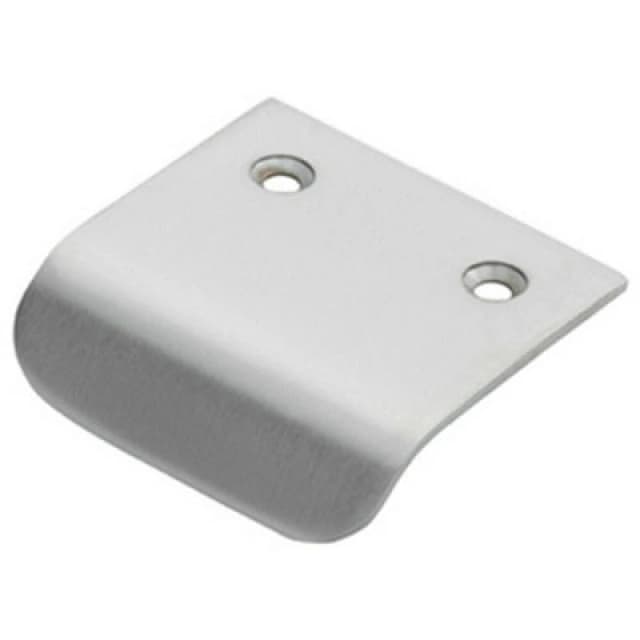 Loops Semi Concealed Cabinet Finger Pull Handle 29mm Fixing Centres Satin Chrome Multi unisex