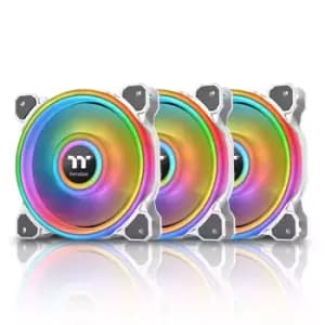 Thermaltake Riing Quad 140mm White ARGB Fan 3 Pack