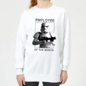 Star Wars Employee Of The Month Womens Sweatshirt - White - 3XL