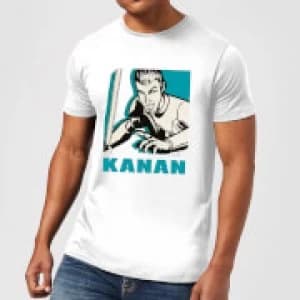 Star Wars Rebels Kanan Mens T-Shirt - White - L