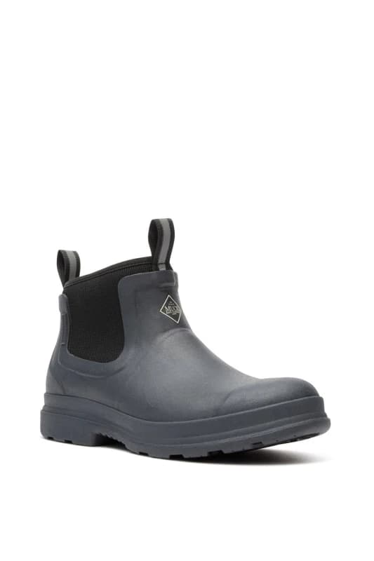 Muck Boots Mens Rainscape Chelsea in Black Size: 6 Black Male 6