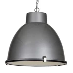 Hangar Dome Pendant Ceiling Lights Silver