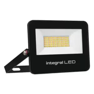 Integral LED Lighting - Integral Super Slim 2 Floodlight IP67 2000LM 20W Tuya 3000/4000/6500K 120° Non Dimmable 100LM/W Black