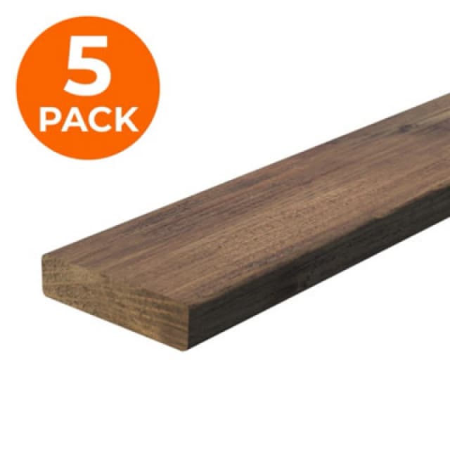 Cerland Lucio Wooden Decking Boards (L) 240Cm X (W) 9.5Cm X (T) 20mm Pack Of 5
