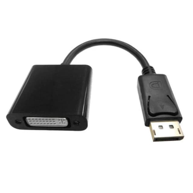 Cablenet Cablenet 15cm DisplayPort Male 1.2 - DVI 1080p 60Hz Black Adaptor 24-0205