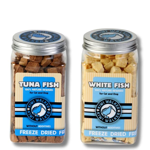 Kiwi Walker Freeze Dried Snack-Tuna Fish 105G And White Fish 70G One Colour WX7U5 Unisex