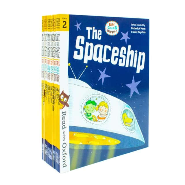 Biff, Chip and Kipper Level Stage 2 Read with Oxford: 4+: 16 Books Collection Set Cynthia Rider, Roderick Hunt, Annemarie Young Books