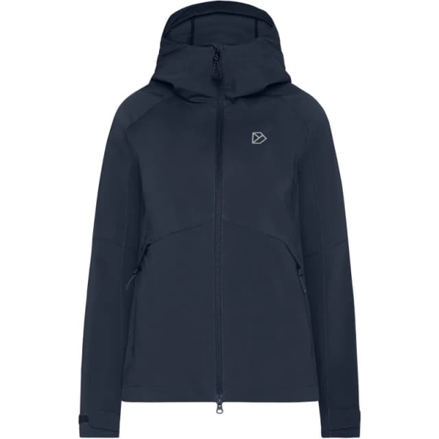 Womens hooded jacket Didriksons Petra 5 Bleu Female 38