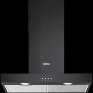Zanussi ZFT416K 60cm Chimney Cooker Hood - Black