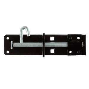 Select Hardware Heavy Duty Black Padbolt - 152mm