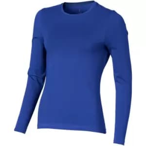 Elevate Womens/Ladies Ponoka Long Sleeve T-Shirt (L) (Blue)