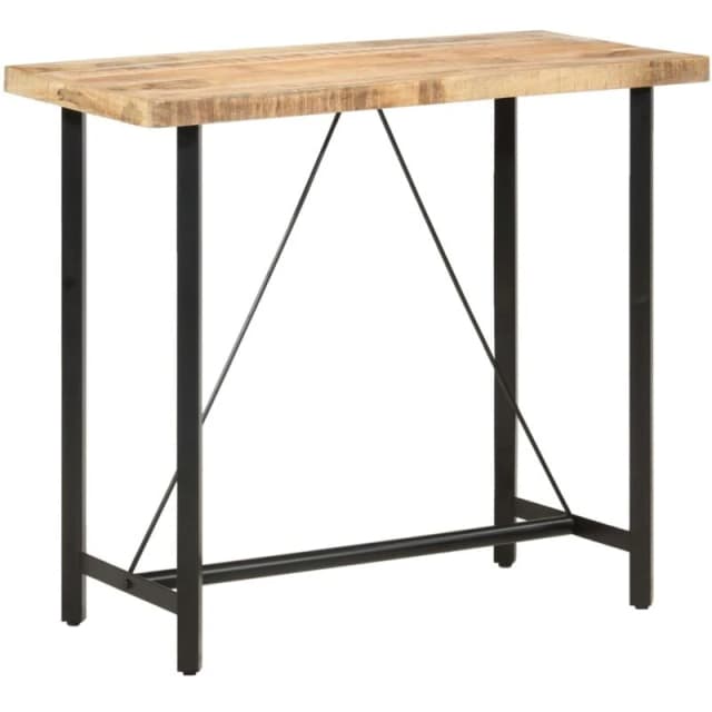 VIDAXL Vidaxl - Bar Table 120x58x107cm Rough Mango Wood 8719883827100