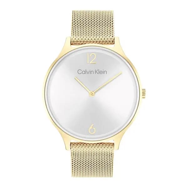 Calvin Klein 25200003 Gold Plated Mesh Bracelet Watch - W4675