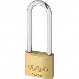 Abus 55 Series Basic Brass Padlock 40mm Extra Long
