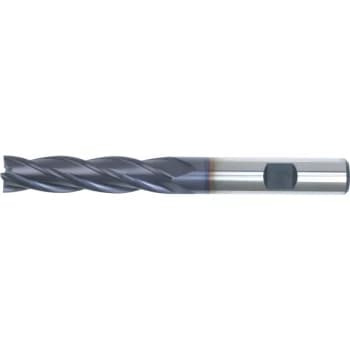 14.00MM Series 10 HSS-Co 8% 4 Flute Weldon Shank Long Series End Mills - TiAlN Coated