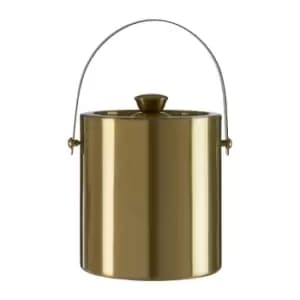 Ice Bucket in Brass Finish