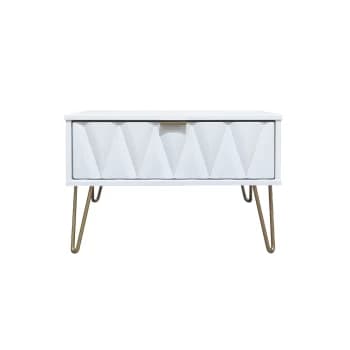 Ice 1 Drawer Midi Chest - White