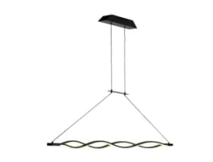 Sahara Ceiling Pendant 36W LED 2800K, 2520lm, Dimmable Frosted Acrylic, Brown Oxide