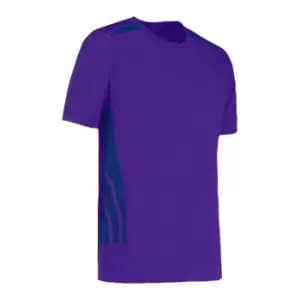 GamegearA Mens Cooltex Short Sleeve Training T-Shirt (S) (Navy/Electric Blue)