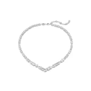 Mesmera necklace Mixed Cuts White Rhodium Plated Necklace 5665242