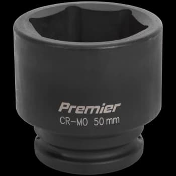 Sealey 3/4" Drive Hexagon Impact Socket Metric 3/4" 50mm