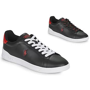 Polo Ralph Lauren HRT CT II-SNEAKERS-ATHLETIC SHOE mens Shoes Trainers in Black,7.5,9,10.5,11,6,7