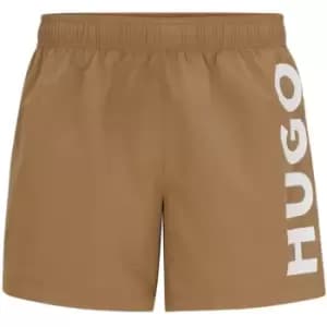 Hugo ABAS Swim Shorts - Brown