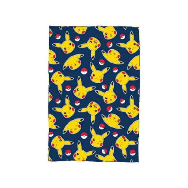 Pokemon Pokemon Pikachu Fleece Throw - Dark Blue - 100x150cm