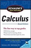 schaums easy outline of calculus second edition