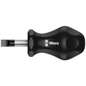 Wera 336 Stubby Workshop Slotted screwdriver Blade width 5.5mm Blade length 25 mm